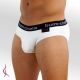 Bum Chums Cotton Hipster Brief - White - S